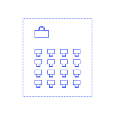 Layouts Classrooms Grid Single Desk Children Black And White Svg Vector, Free Vectors File